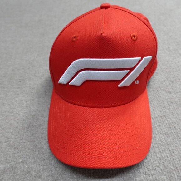F1 Other - Formula 1 Hat Red Embroidered F1 Official Strapback